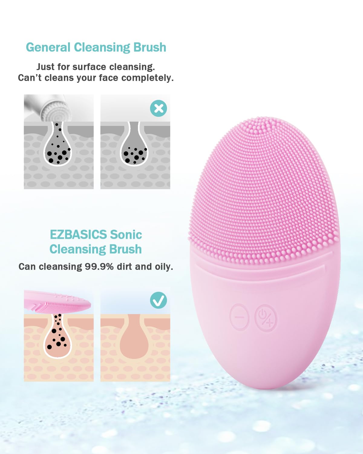 EZBASICS cargador inductivo; recarga cómodo sin cables para mayor conveniencia.