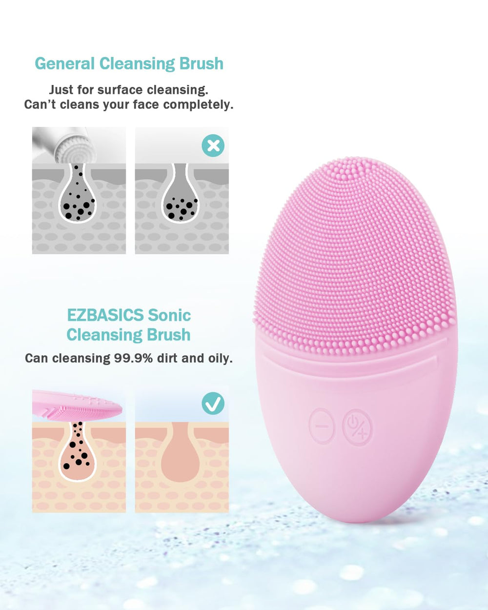 EZBASICS cargador inductivo; recarga cómodo sin cables para mayor conveniencia.