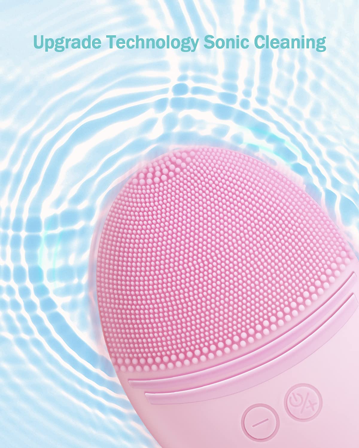 EZBASICS cepillo facial sonico; cinco velocidades para adaptar tu rutina de cuidado.