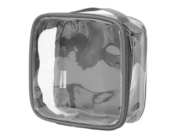 EzPacking bolsa transparente TSA 3-1-1 frontal para organizar líquidos en cabina.