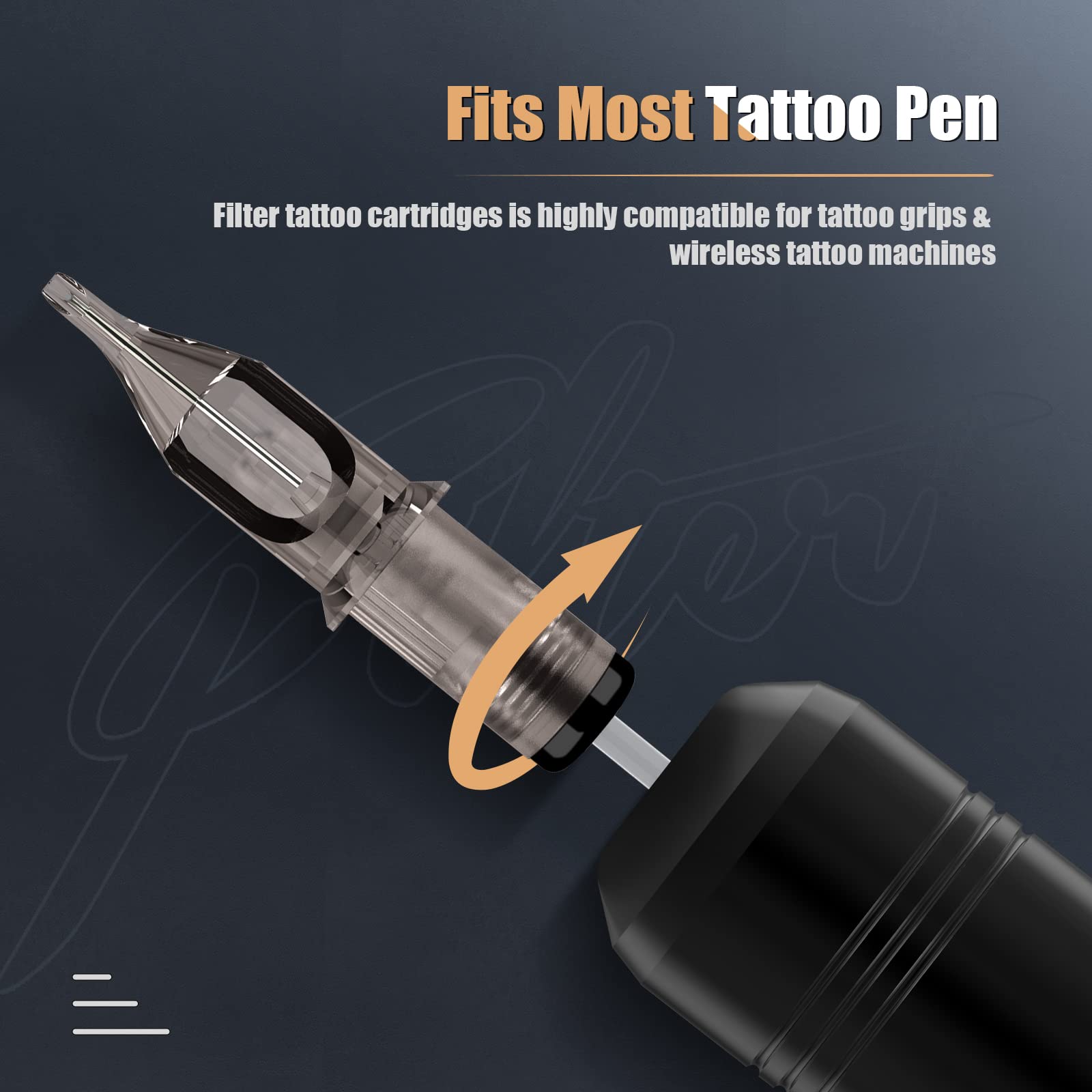 EZTAT2 aguja cartucho 1209-1211RS, flujo de tinta estable.