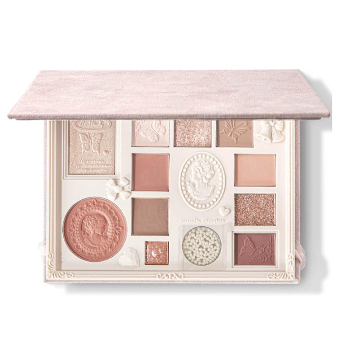 La paleta Ezyuanchly Lace 12 Color con sombras naturales para uso diario.