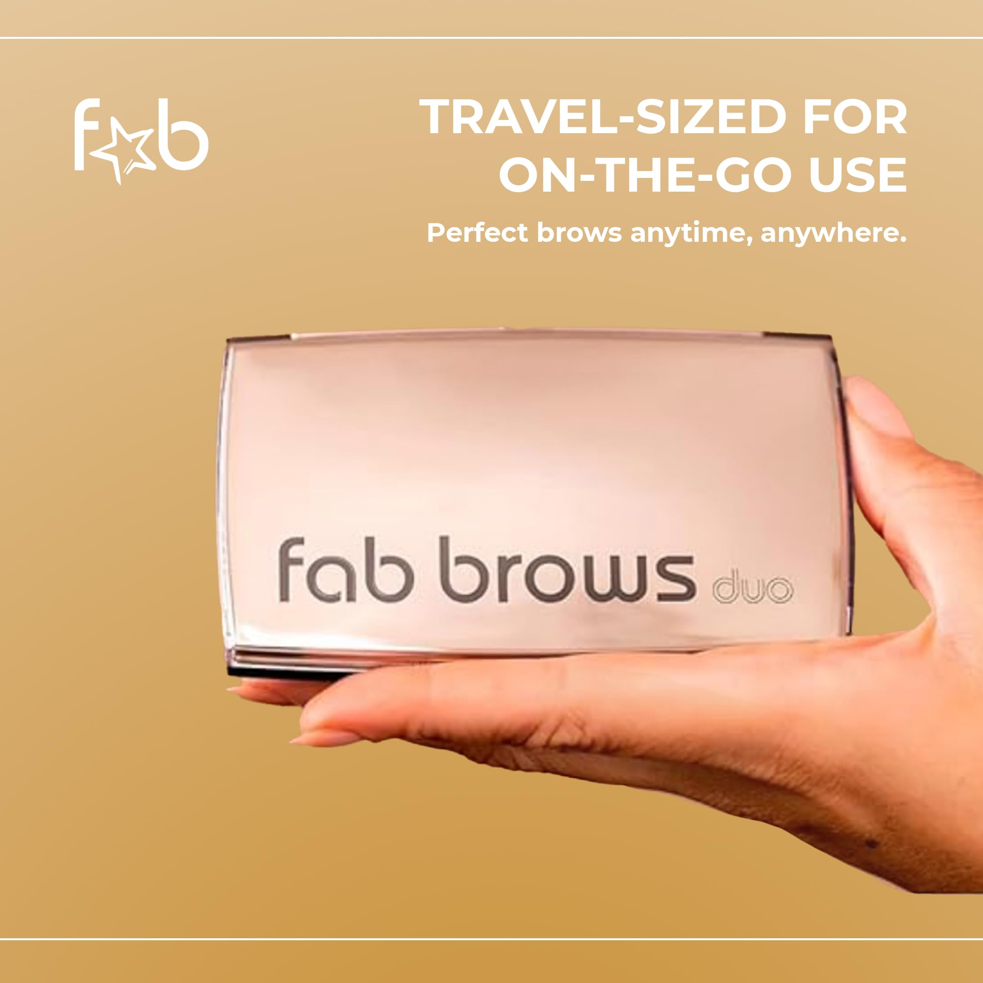 Fab Brows Duo Esténciles Cejas Reutilizables: ahorro y uso repetible para distintos estilos.