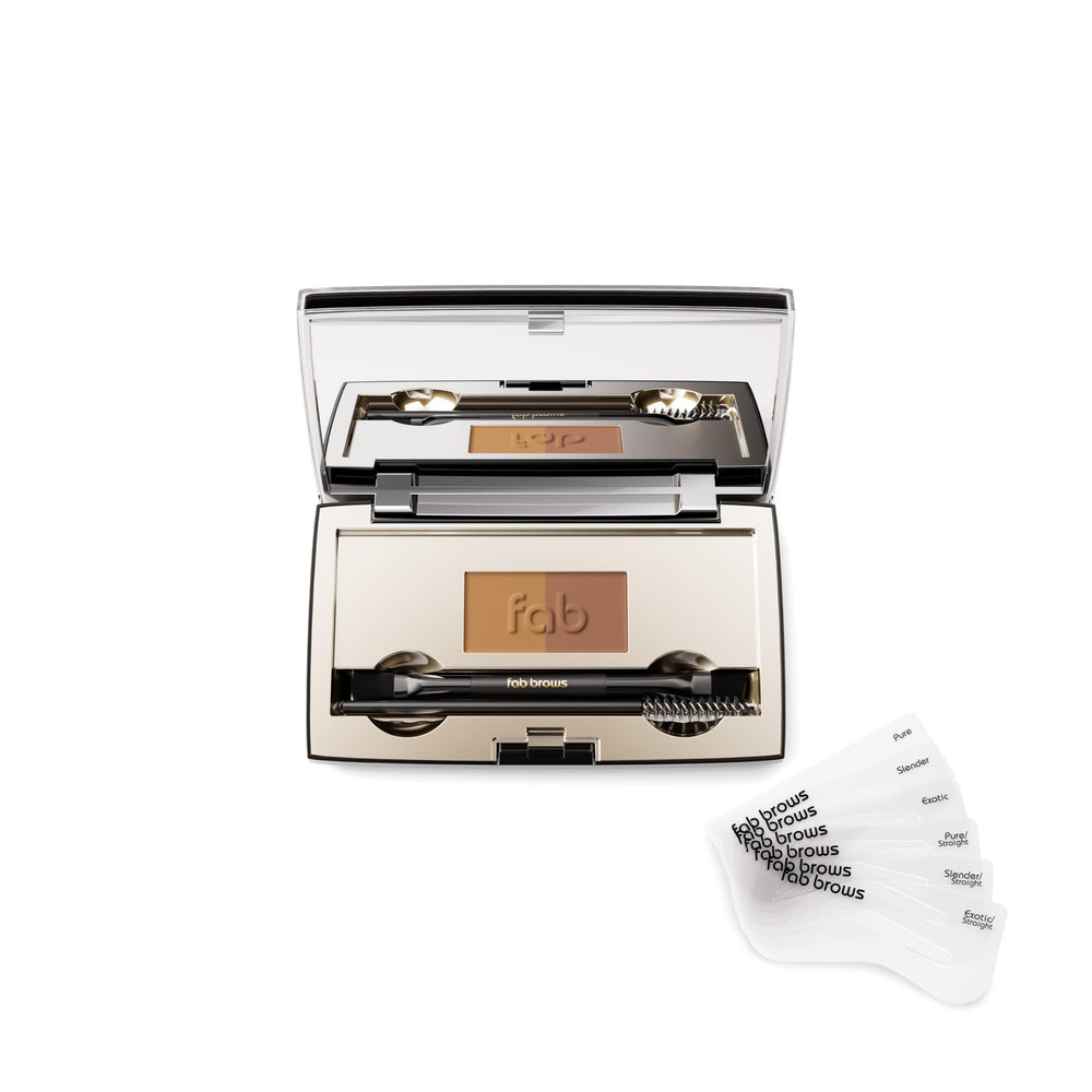 Fab Brows Duo Kit Esténciles Cejas: definición precisa, cejas simétricas y aspecto natural.