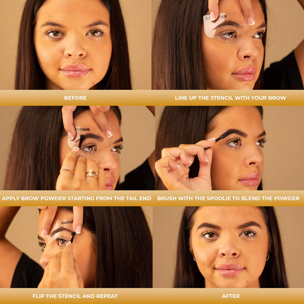 Fab Brows Duo: kit de plantillas para profesionales y aficionados