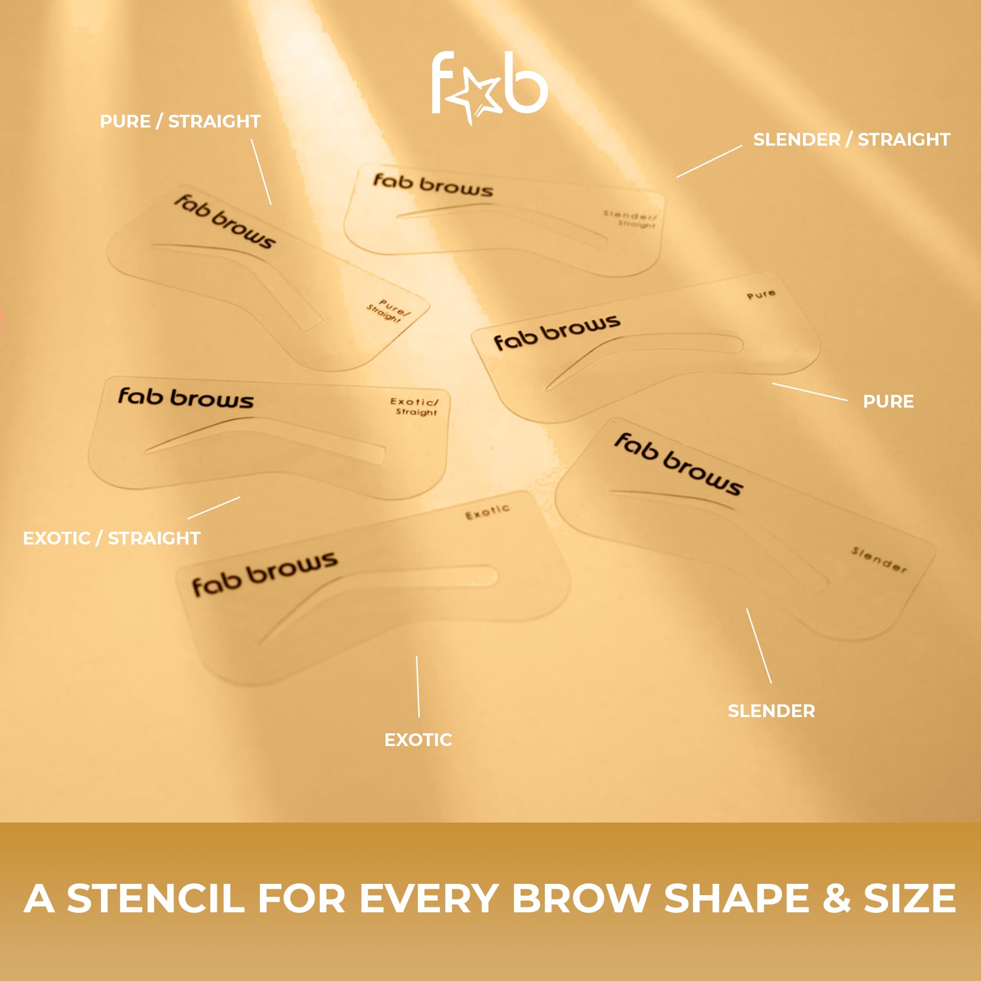 Fab Brows Duo: seis formas de cejas para distintos rostros