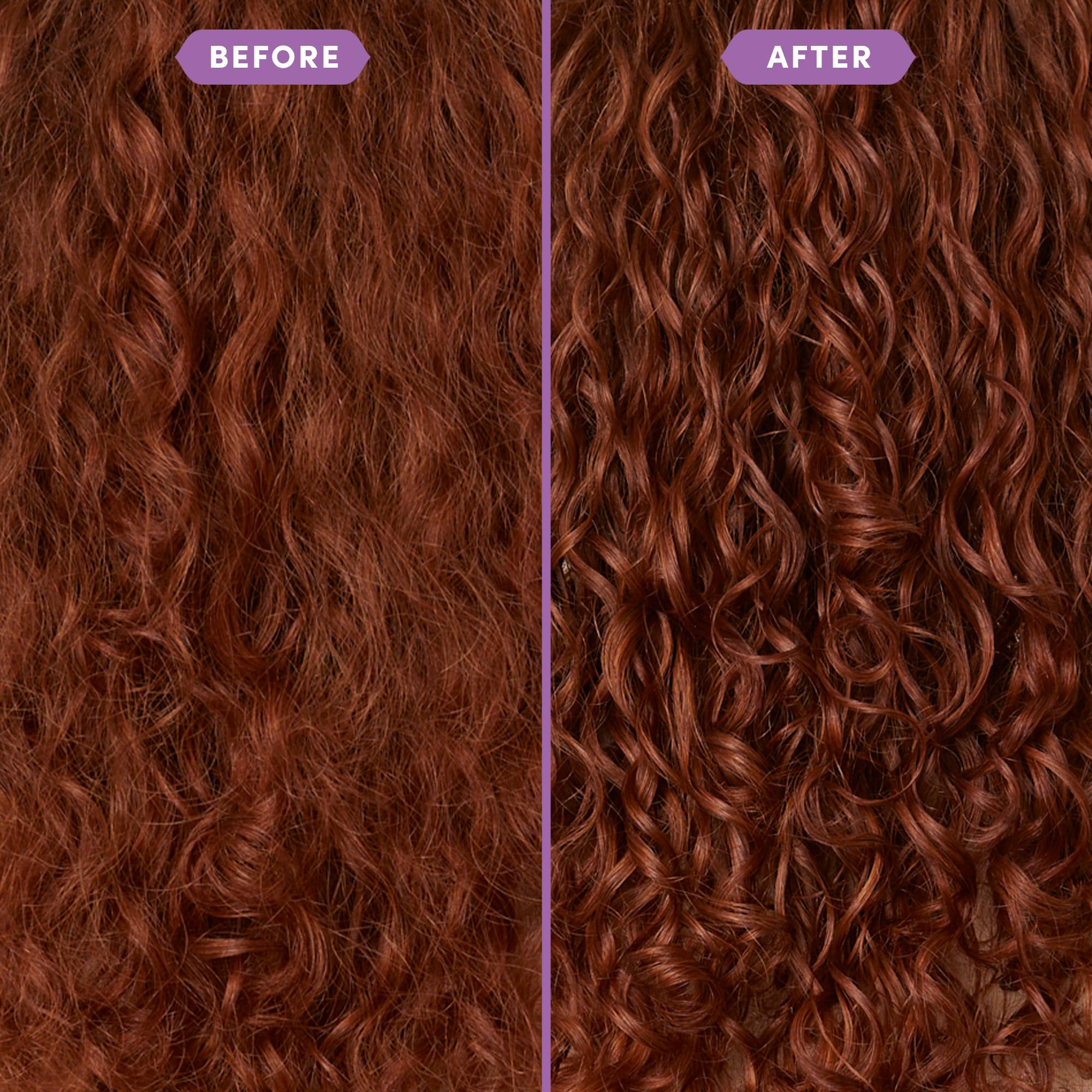 Fable & Mane brume anti-frizz pour cheveux lisses après application.
