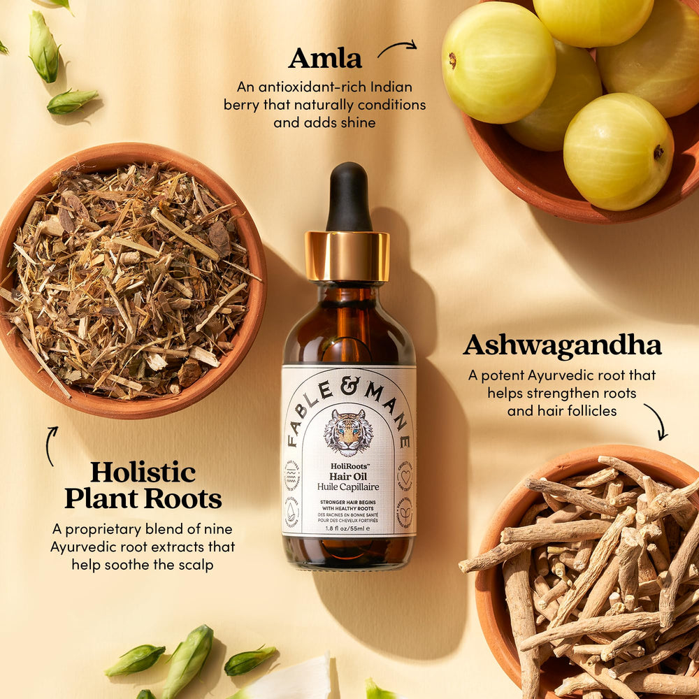 Fable & Mane HoliRoots: uso diario seguro para cabello dañado