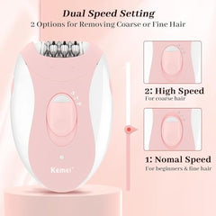 FabMay Beauty epilador facial con luz LED para ver vello fino
