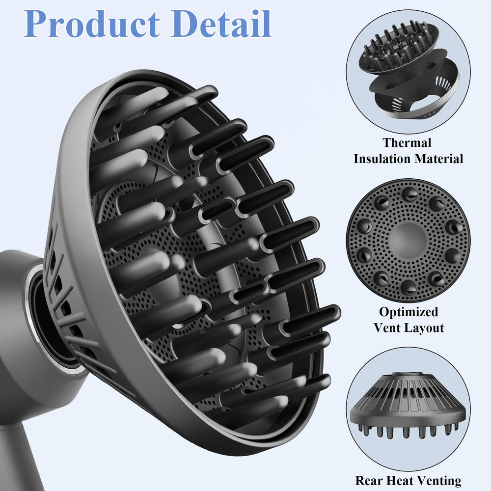 Fabmira difusor eleva rizos y volumen para Dyson durante el secado