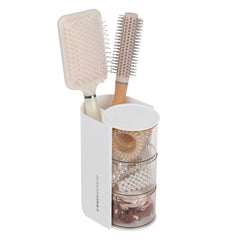 FABROK organizador de accesorios para cabello, vista de tres capas para acceso rápido