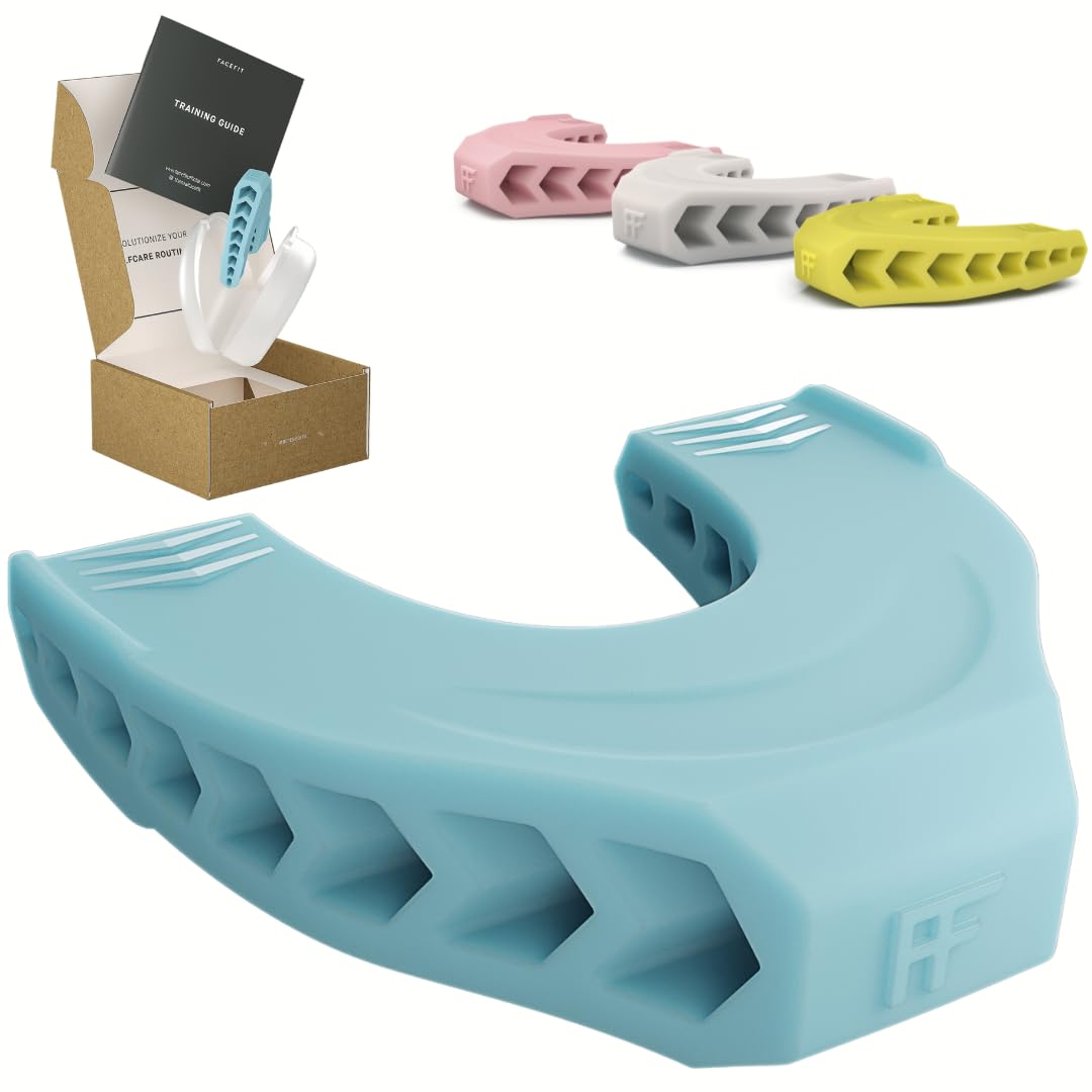 Facefit Jaw Exerciser, diseño frontal, favorece una mandíbula definida de forma natural.