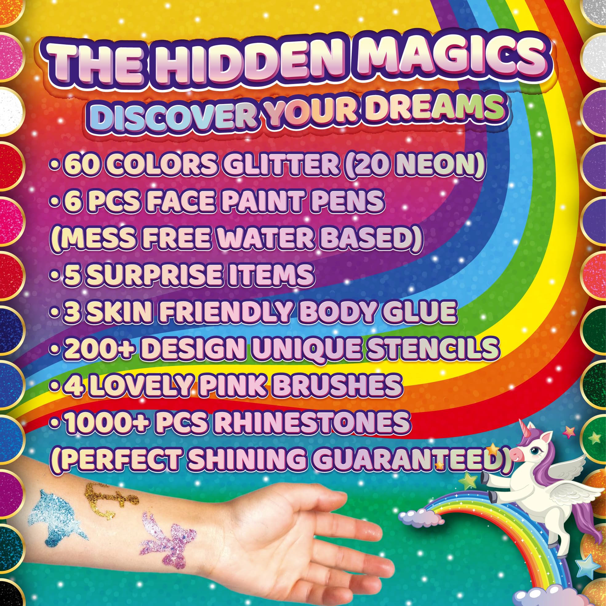 FACEGEM LONDON pegamento purpurina amigable con la piel