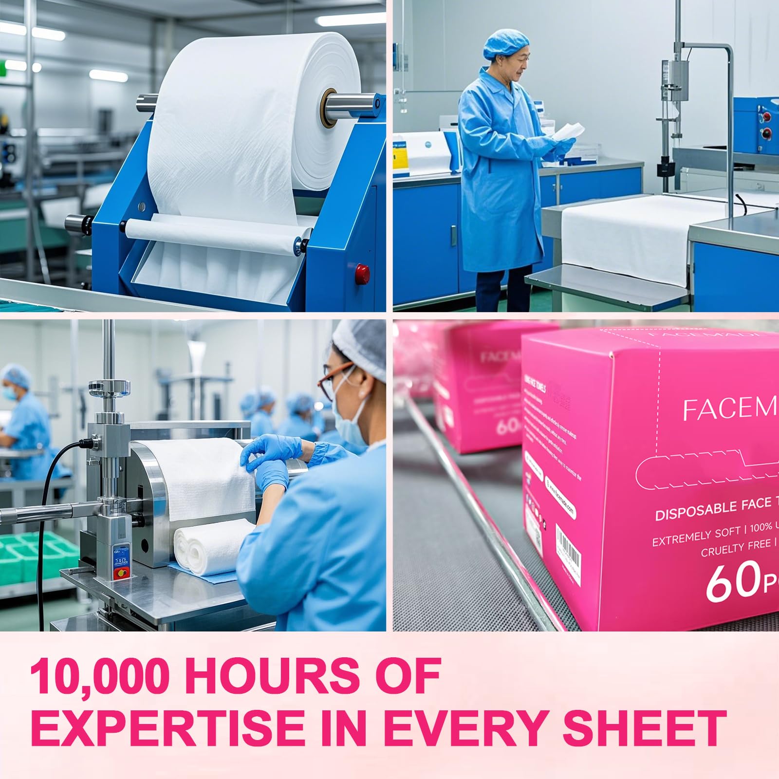 FACEMADE: toallas faciales absorbentes que eliminan agua y aceite