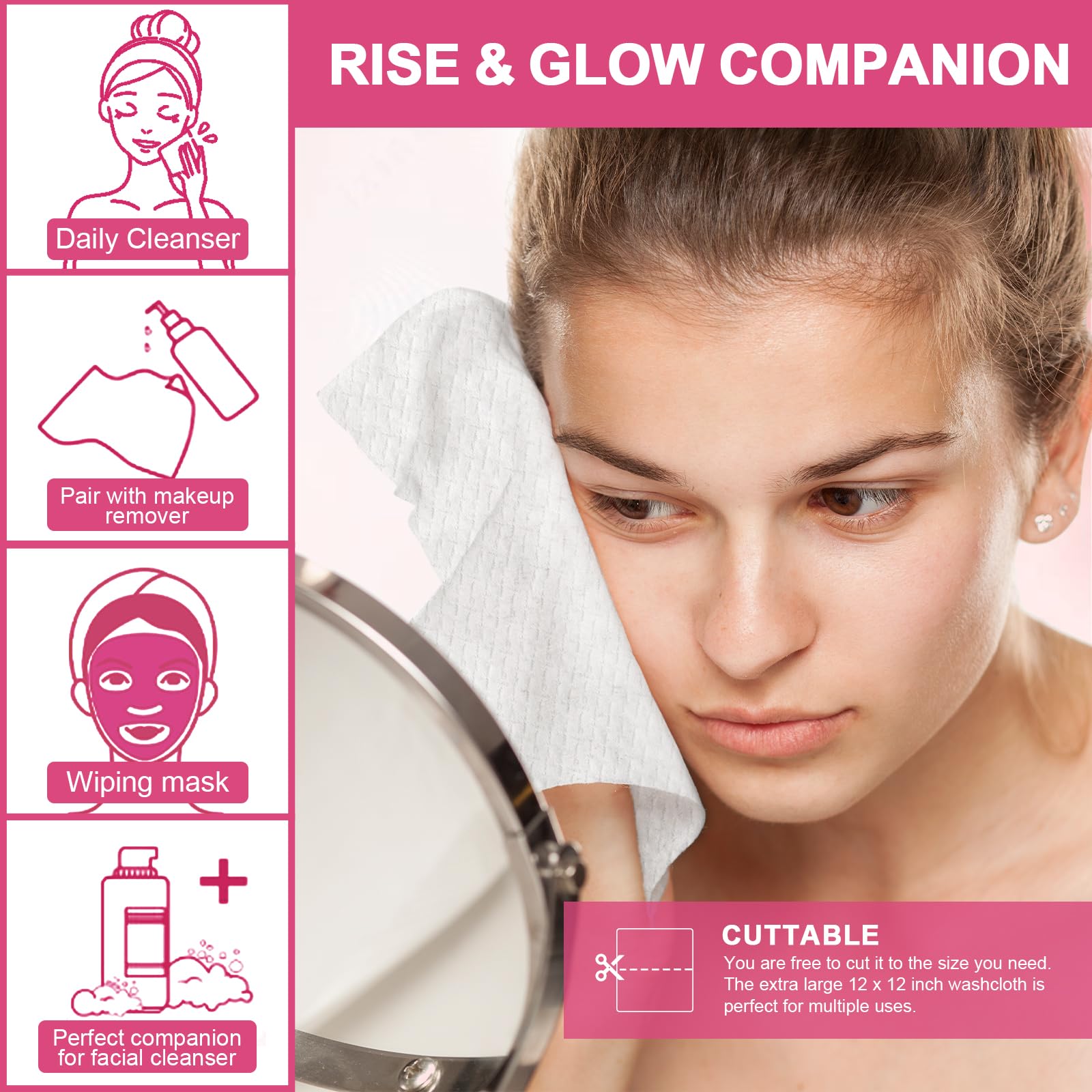 FACEMADE: toallas sin pelusa para piel sensible