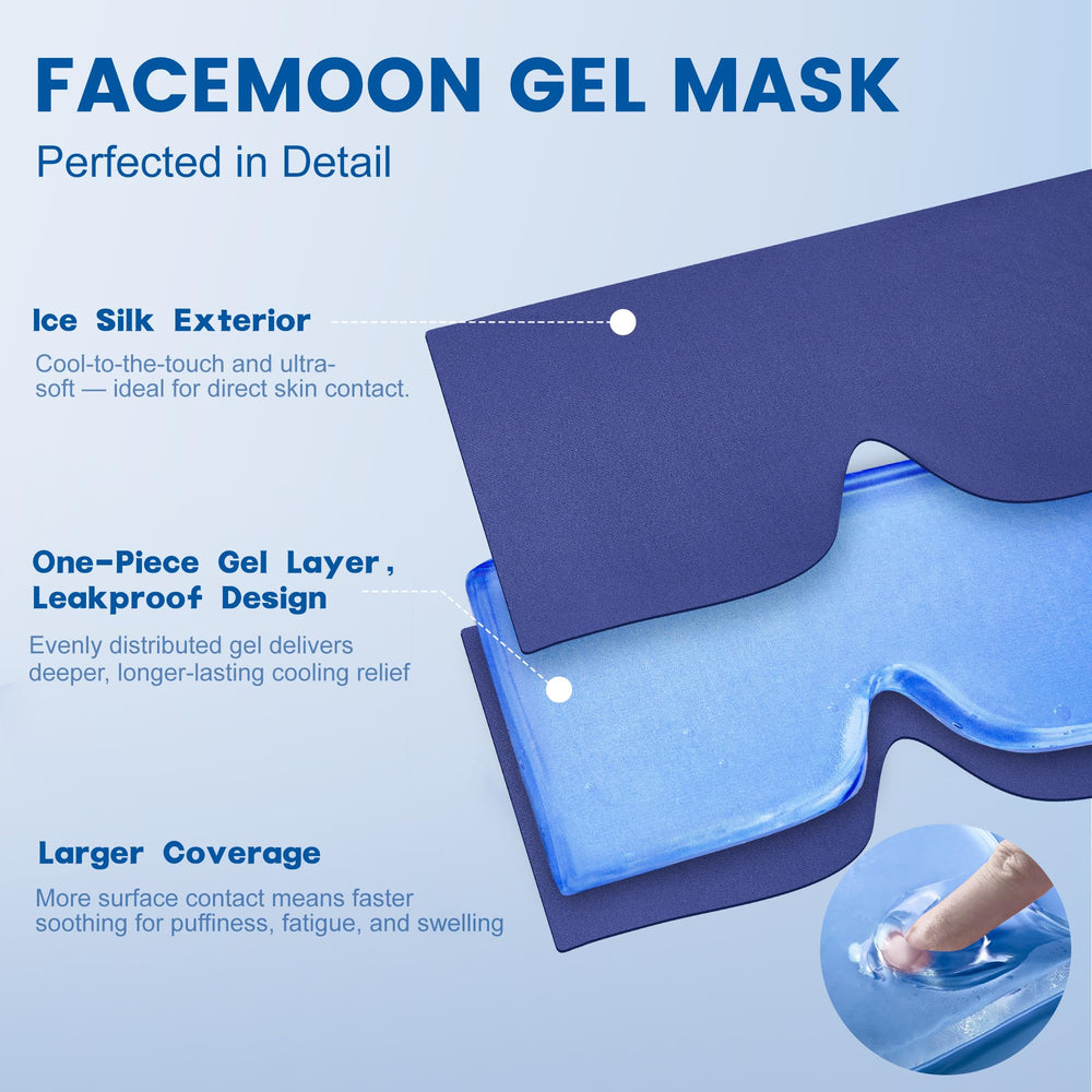 FACEMOON Mascarilla suave, material frío y cómodo para uso diario.