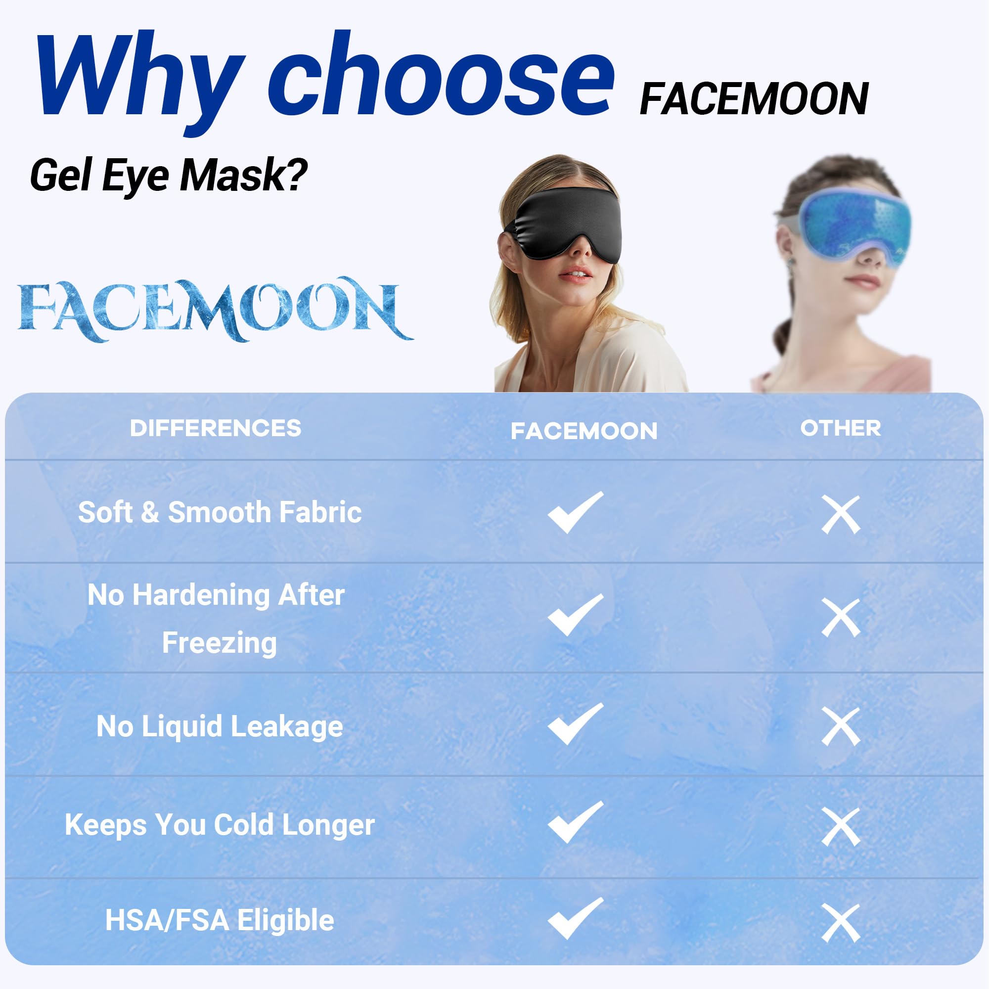 FACEMOON reutilizable y fácil de limpiar para uso diario