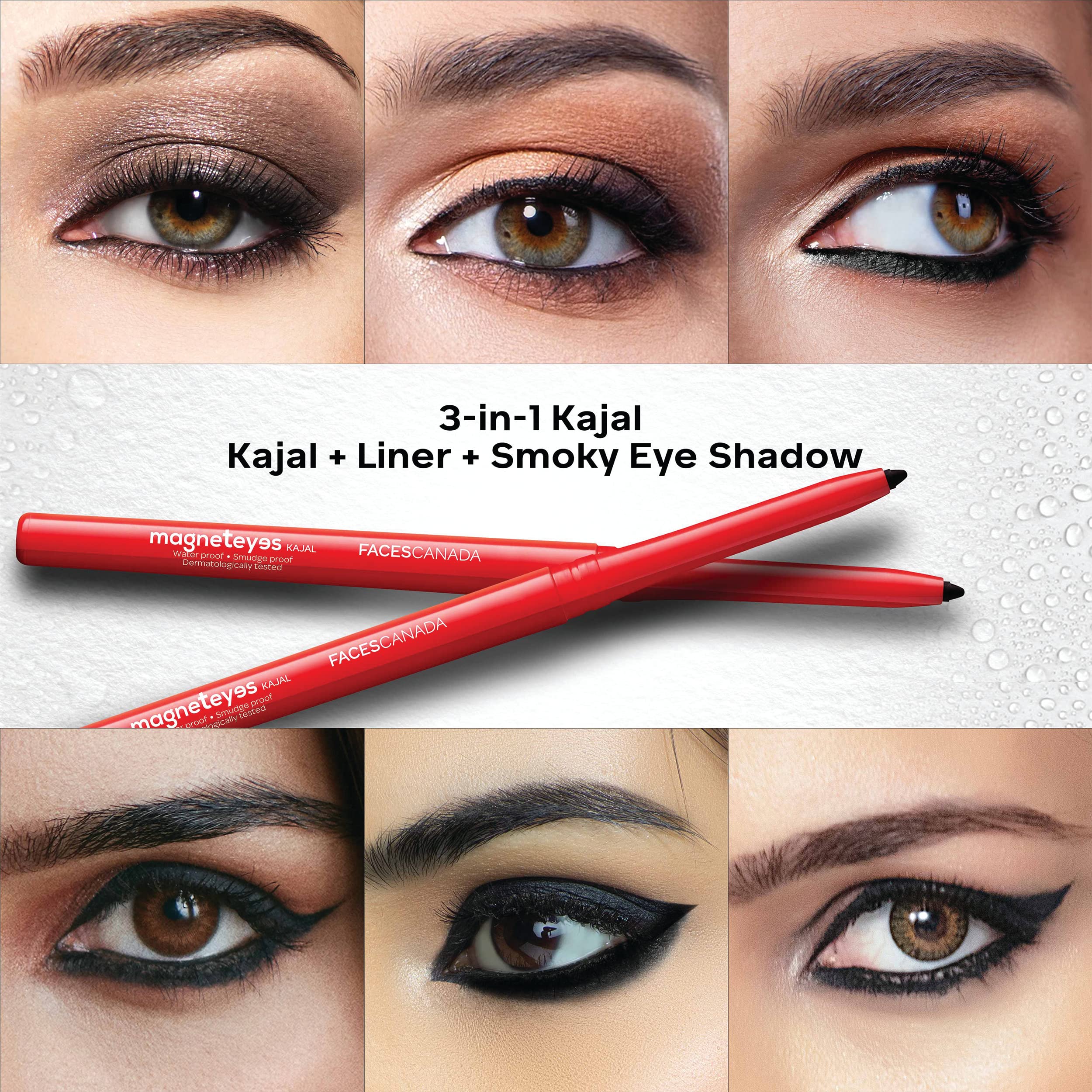 FACESCANADA Magneteyes Kajal negro: dura 24 horas sin desvanecerse.