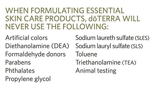 doTERRA Facial Cleanser dry-face-application demonstrates gentle daily cleansing.