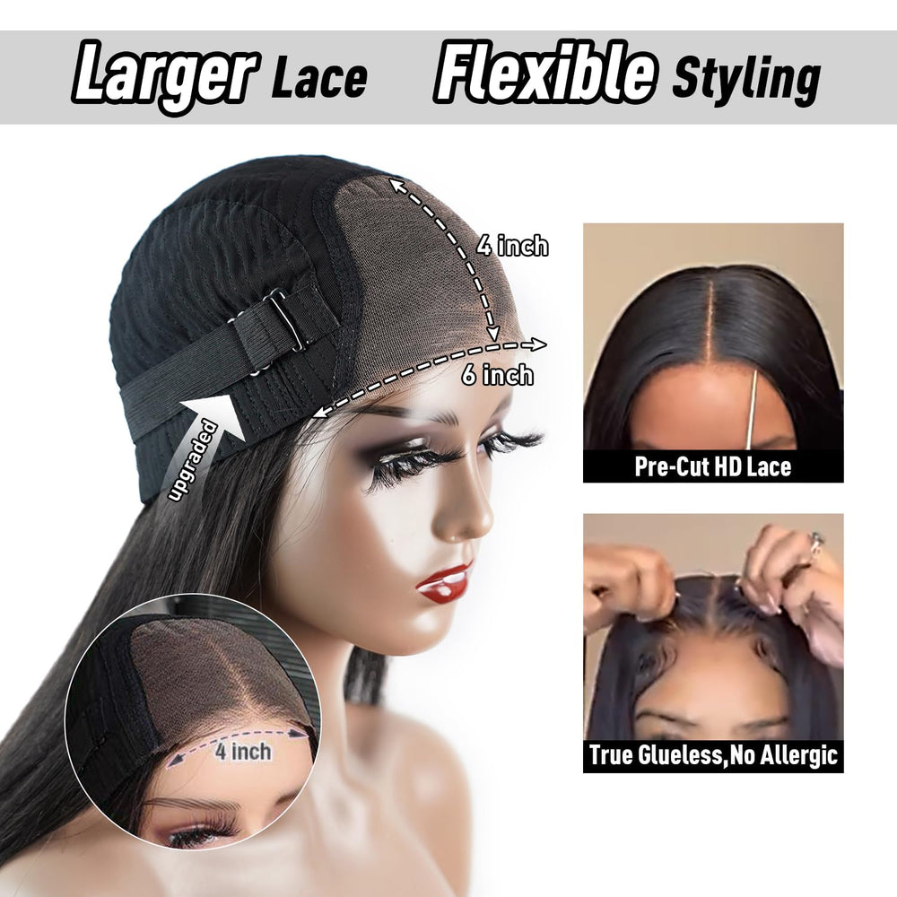 FACMOOD pelo humano premium, estilo natural y duradero.