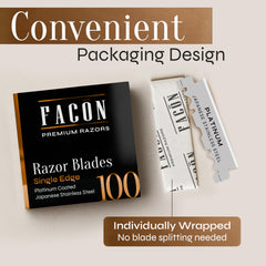 Facon afilado largo, deslizamiento suave para uso en casa.