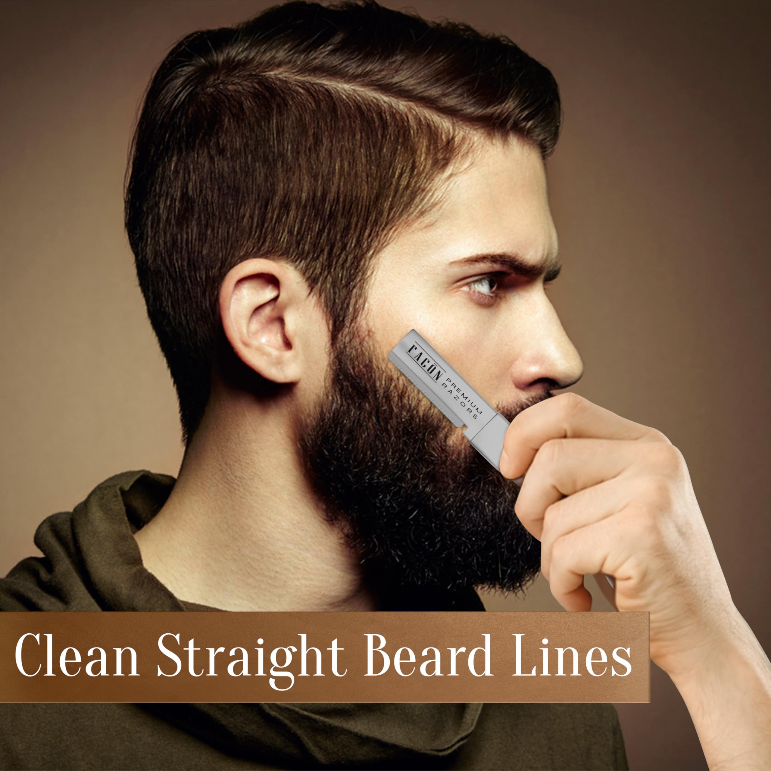 FACON beard razor edger and lineup tool defining hairlines precisely