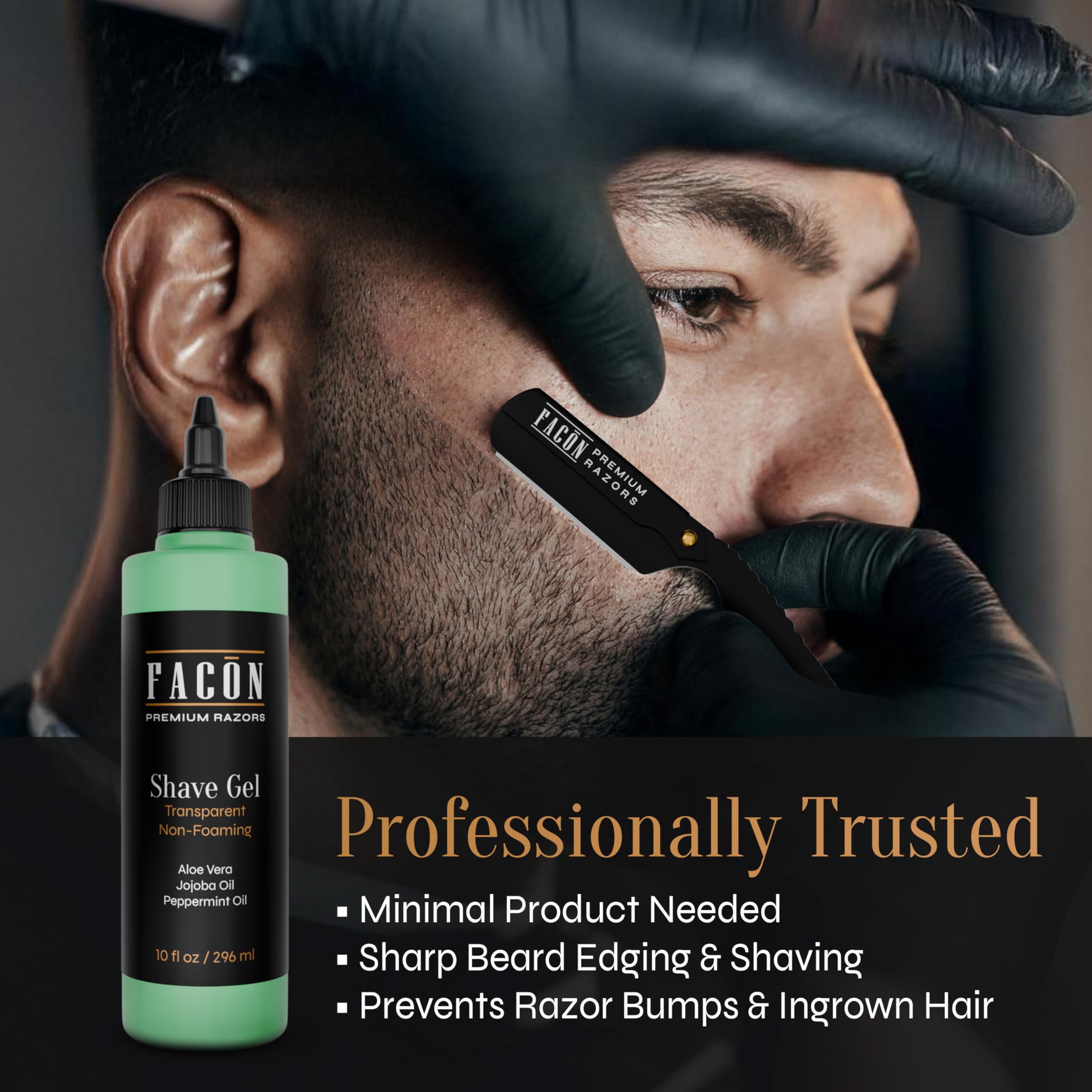 FACON cooling menthol peppermint provides refreshing sensation on skin.