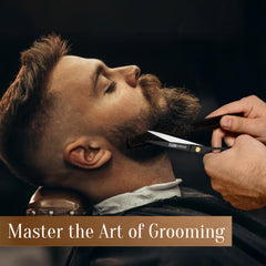 Corte de cabello con Facón para flequillos y delineado limpio.