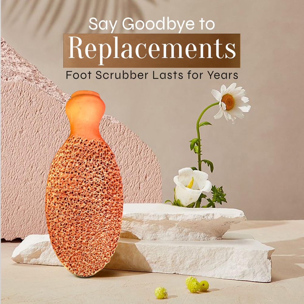 Facón piedra pómez de doble textura para exfoliar suavemente.
