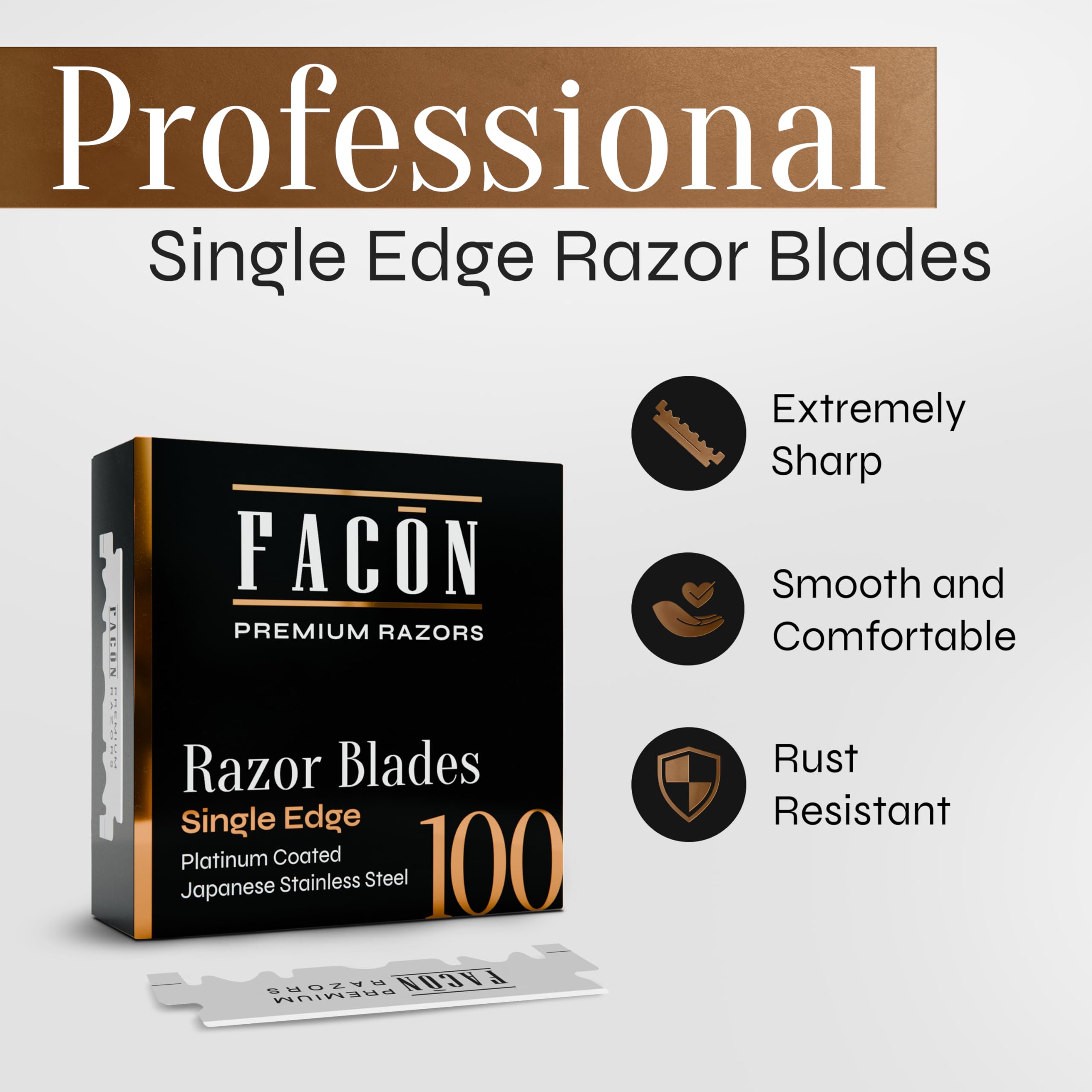 Facon empaque individual higiene, almacenamiento limpio y práctico.