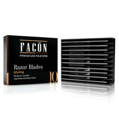 FACON: hojas profesionales de precisión, diez piezas para cortes limpios.