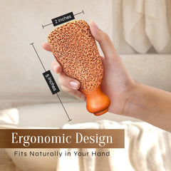 FACON piedra pumice uso diario, perfecto tras la ducha para suavizar talones.