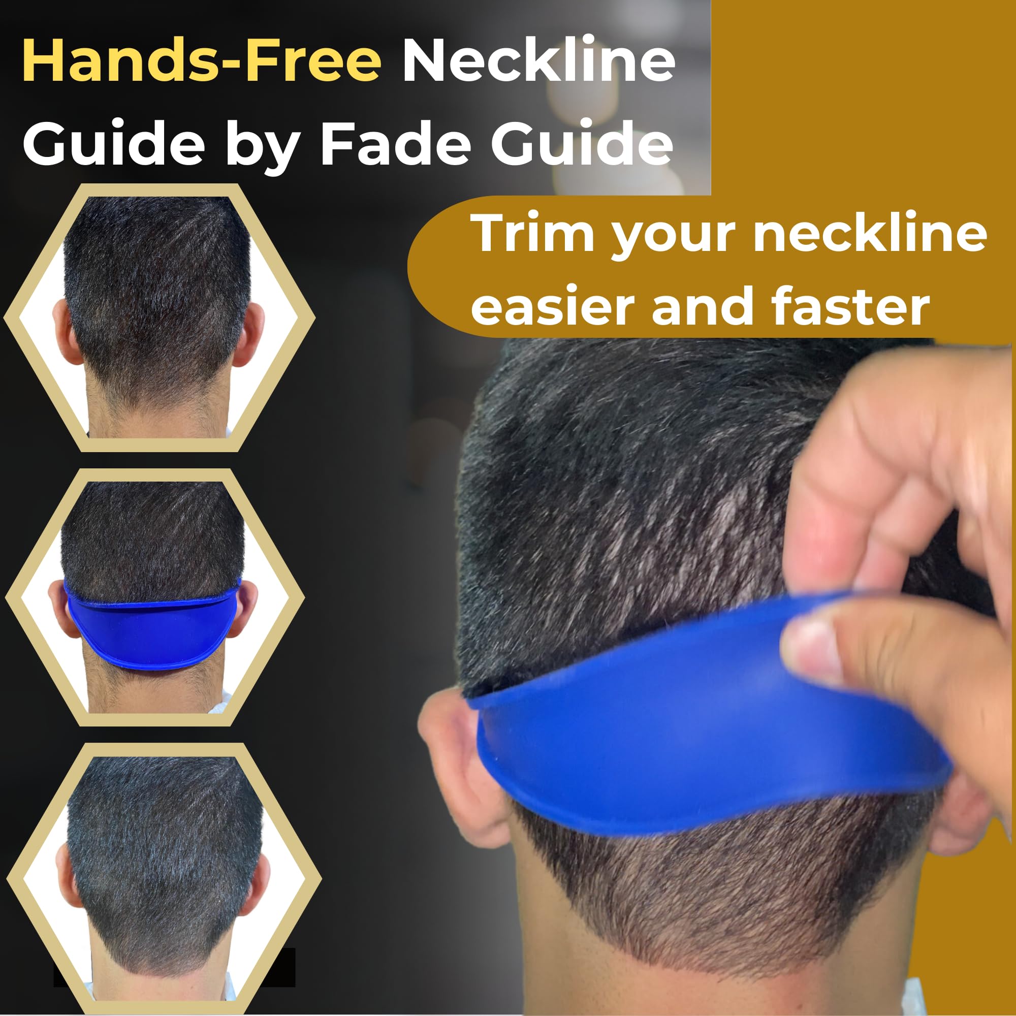 Fade Guide: guía línea de cuello para acabado definido.