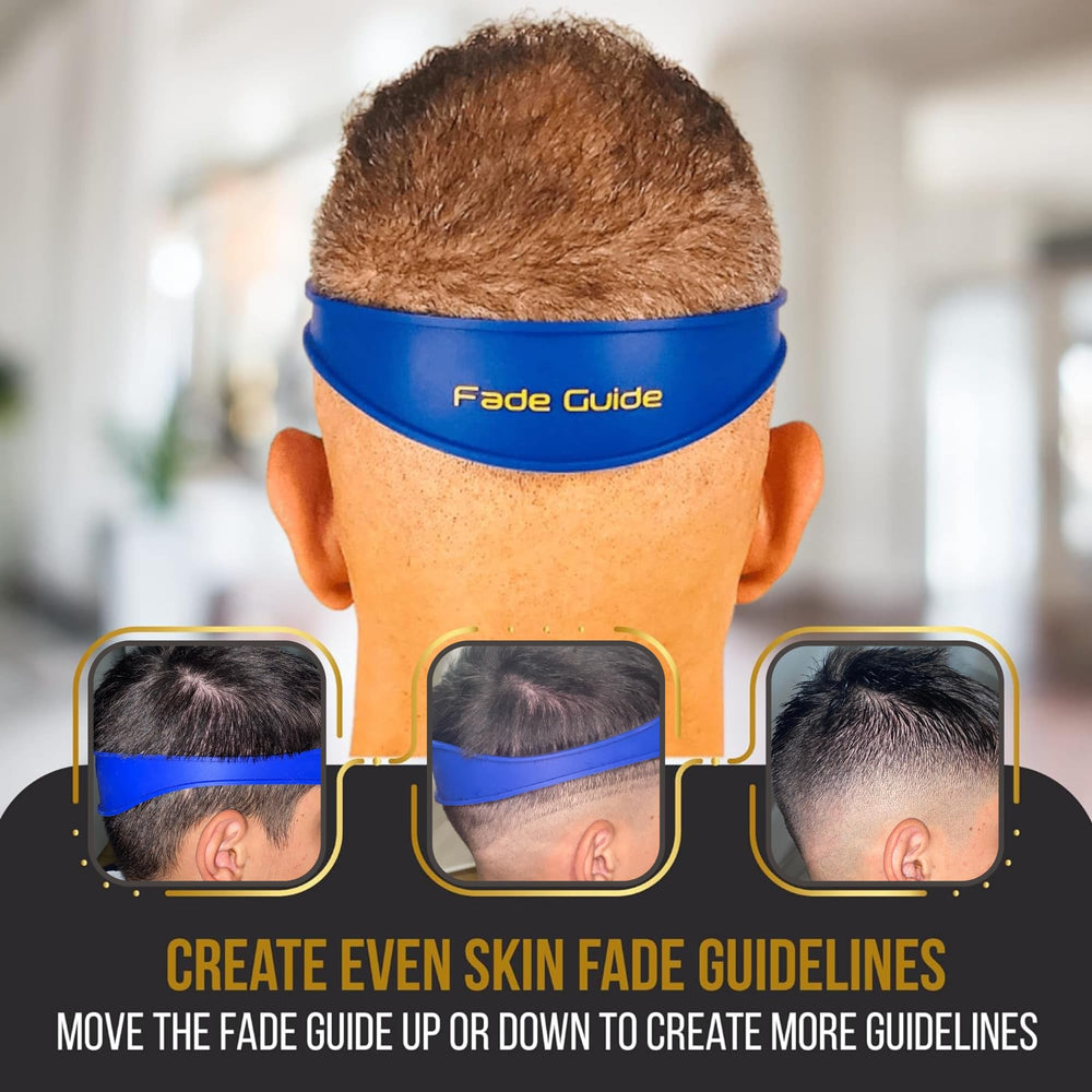 Fade Guide: plantilla corte de pelo silicona para cortes precisos y bricolaje.