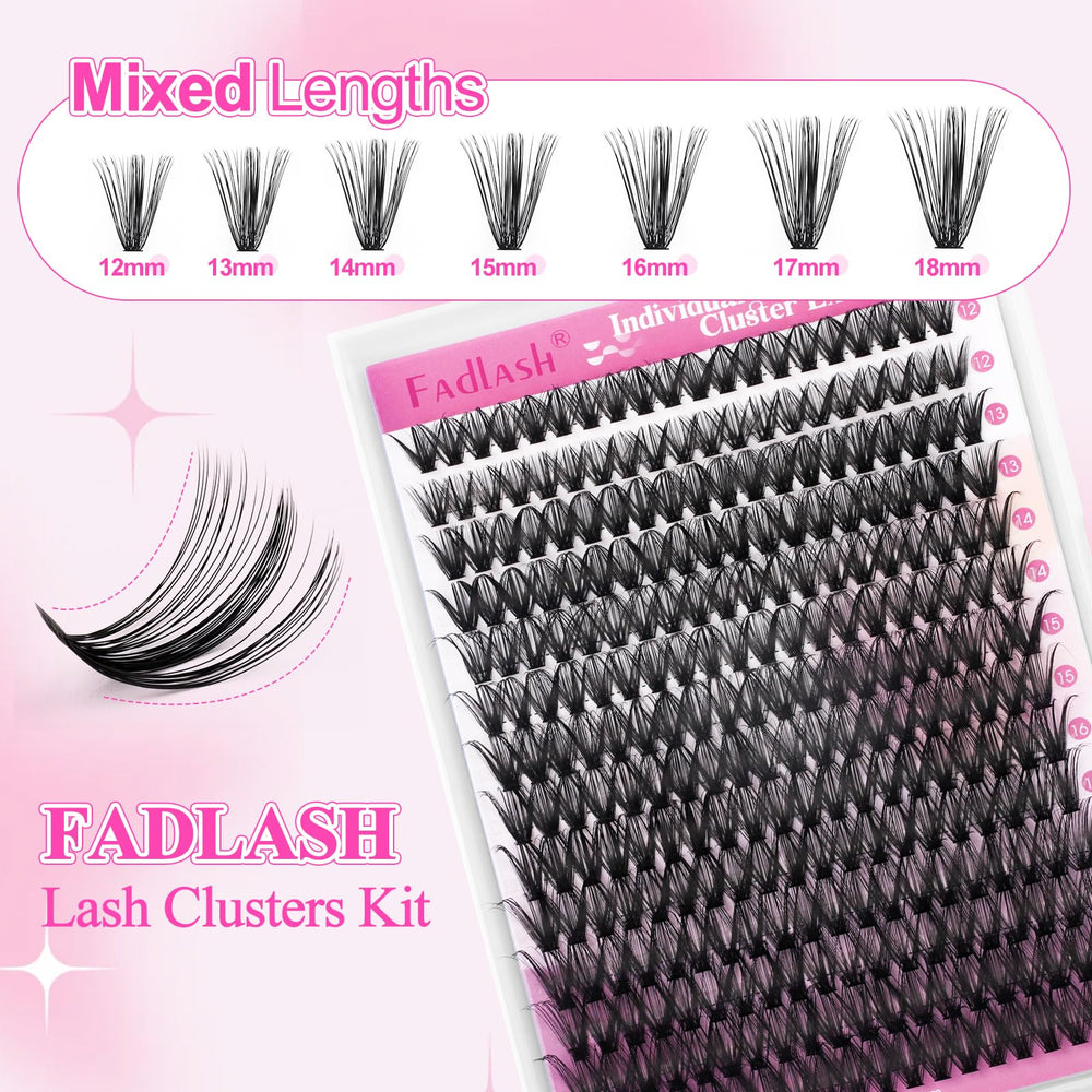 Adhesivo y sellador FADLASH fijan pestañas de forma duradera.