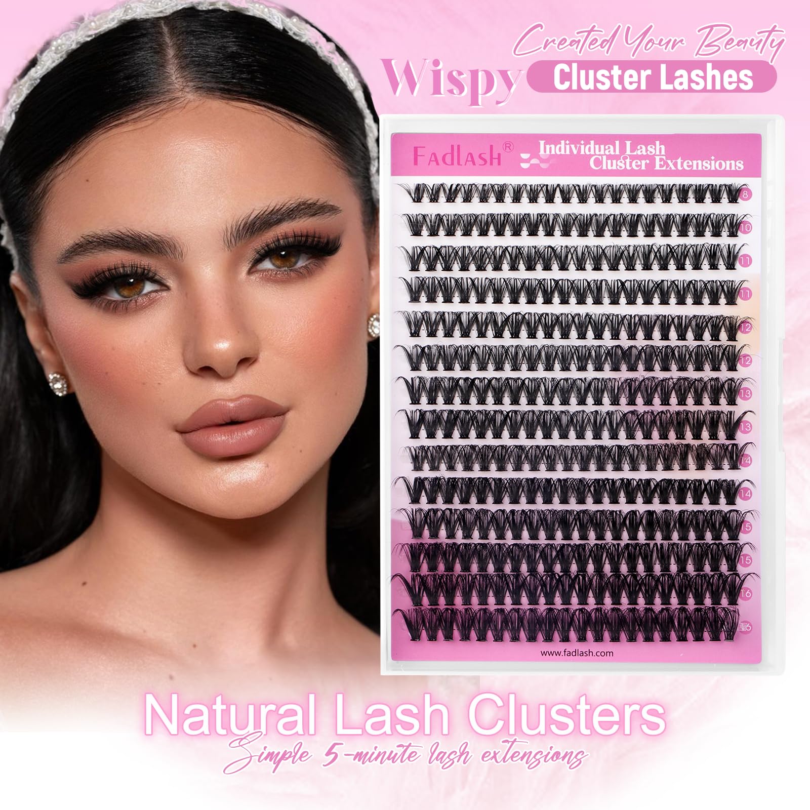 FADLASH ofrece un acabado natural con volumen sin esfuerzo.
