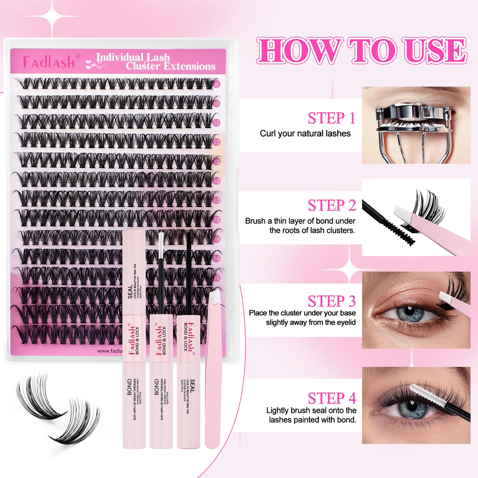 Clusters FADLASH reutilizables con cuidado
