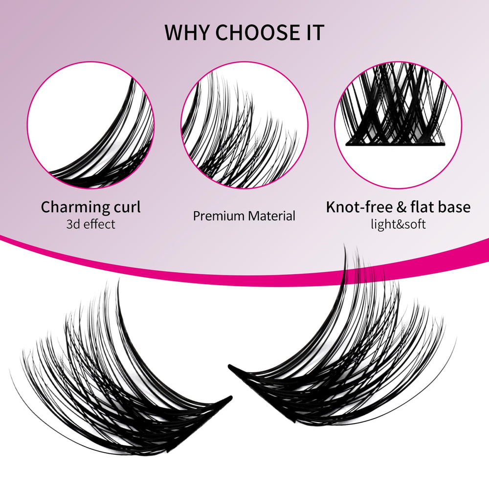 Easy to pick up with tweezers for DIY styling.