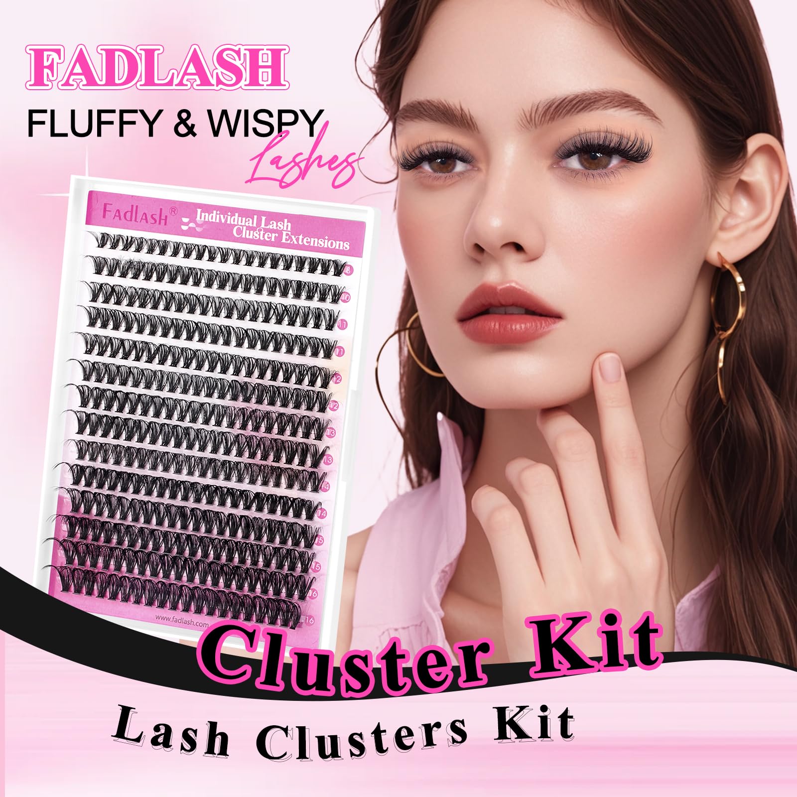 Pestanas FADLASH curva D 8-16mm