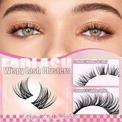 Pestañas FADLASH individuales naturales, 168 piezas para acabado discreto