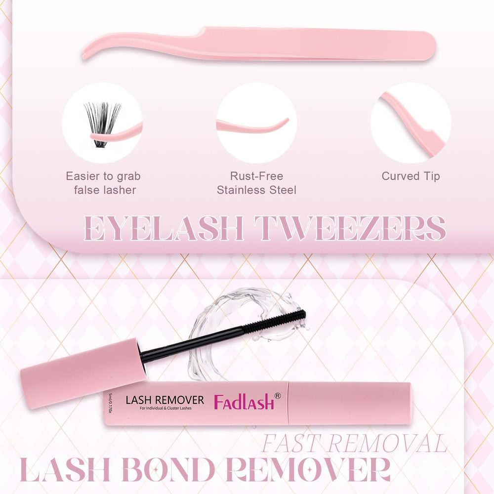 Pinza FADLASH para colocar pestañas con control y exactitud