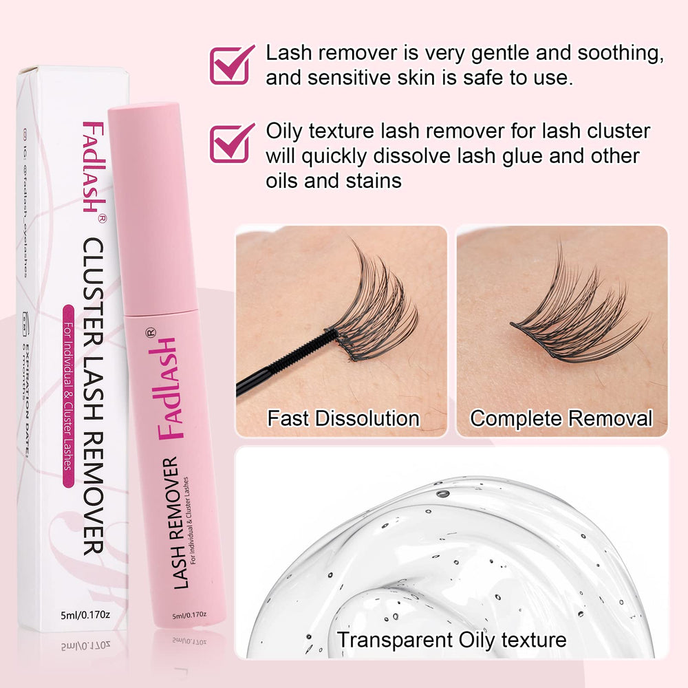 FADLASH tubo de 5 ml compacto y práctico para viajar.