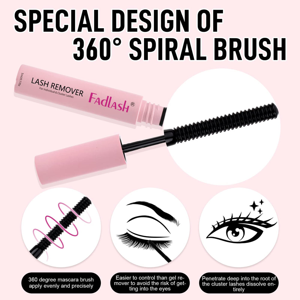 FADLASH diseño espiral 360 facilita aplicación precisa sin irritación.