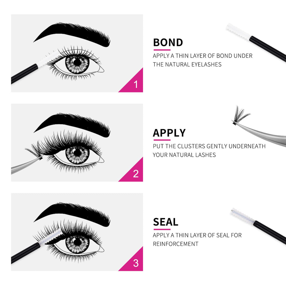 FADLASH sellador protector mantiene las extensiones en su lugar.