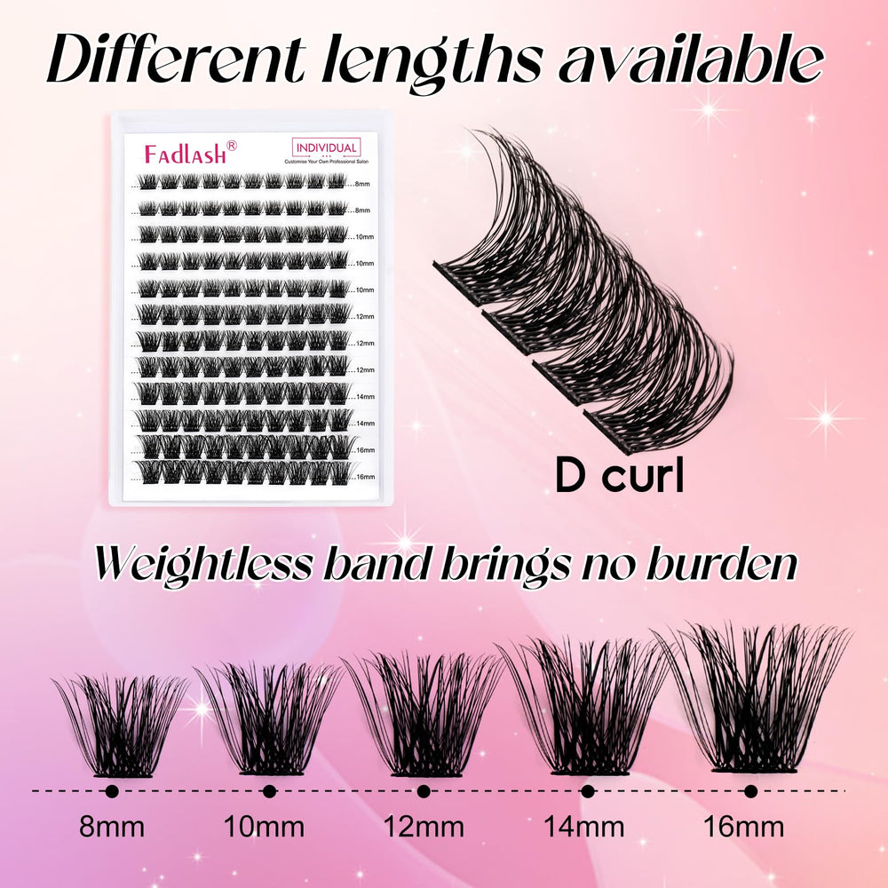 FADLASH variedad de longitudes para adaptar ojos