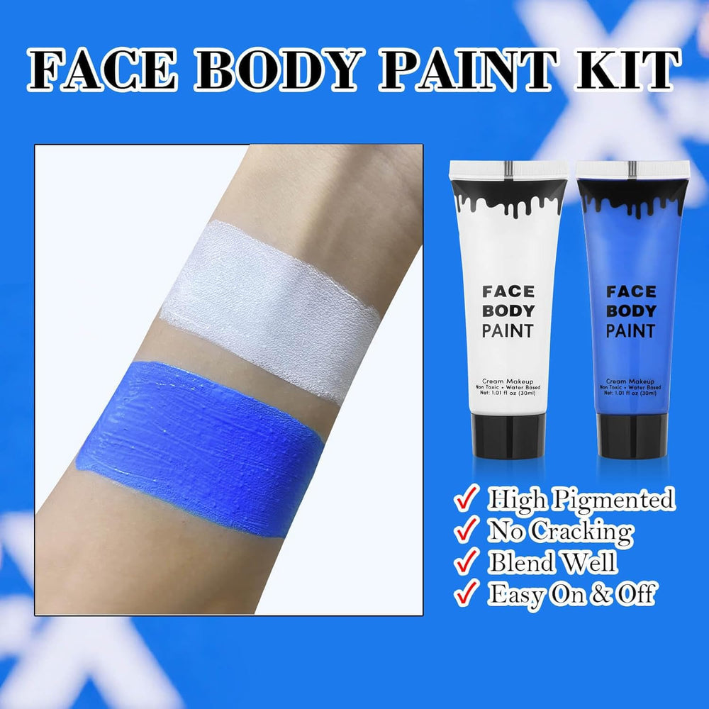Delineador blanco UV faglowmify Avatar para puntos brillantes bajo luz ultravioleta.