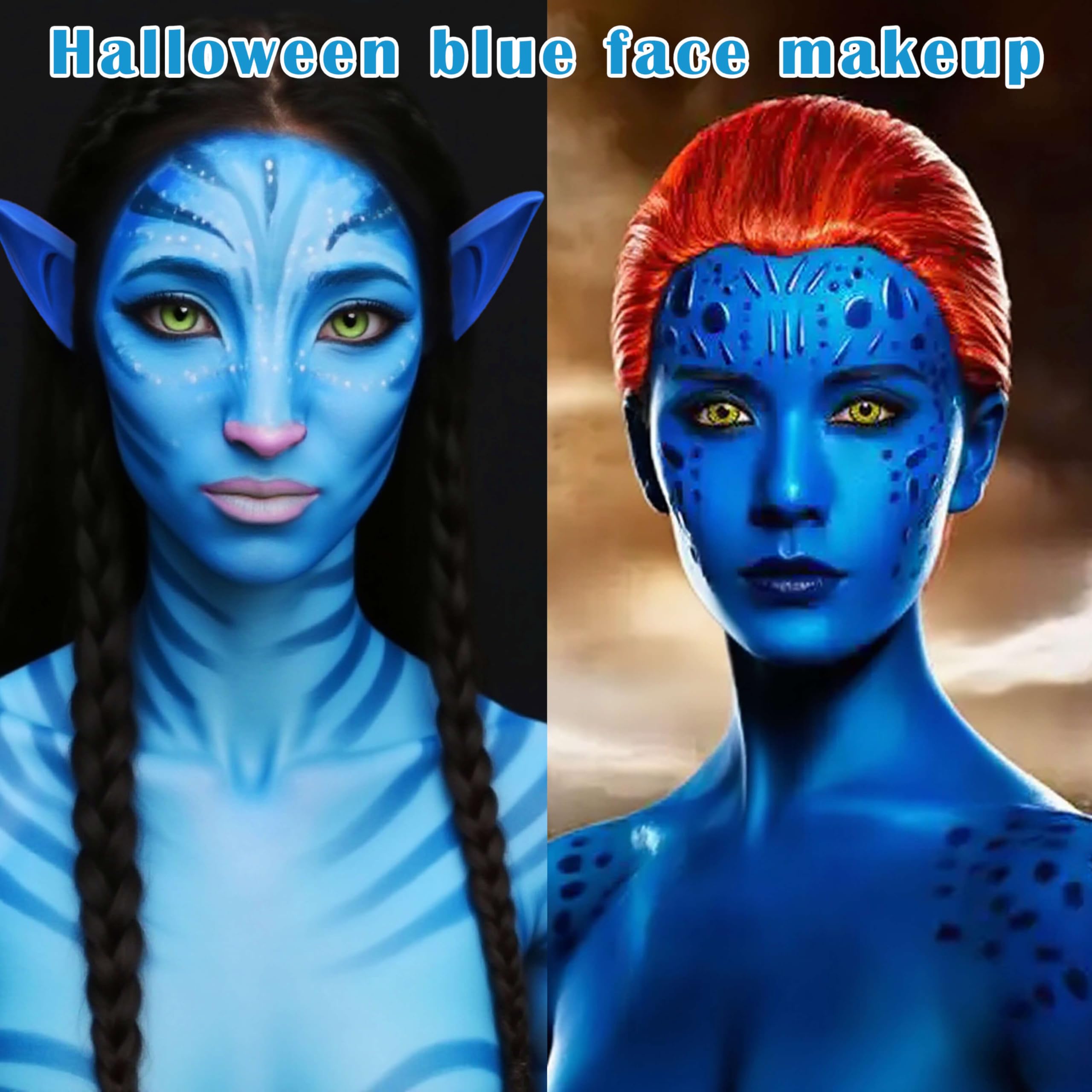Sombra de ojos azul faglowmify Avatar para acentos intensos y fotogénicos.