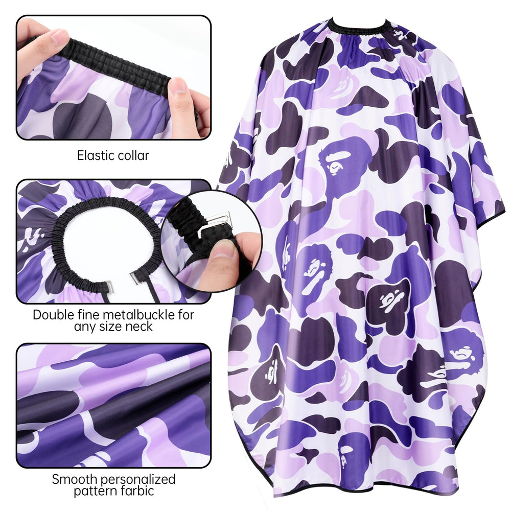 FaHaner capa impermeable, protege la ropa durante teñido y peinado.