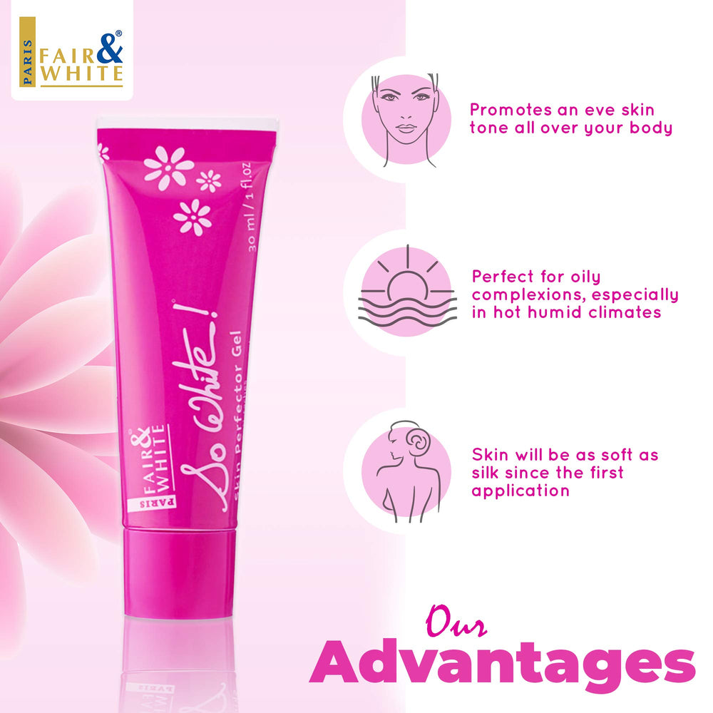 FAIR & WHITE So White Gel: dispensador para dosis controladas.