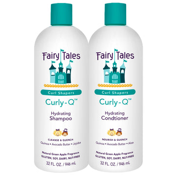 Champú Fairy Tales Curly-Q en botella cuida rizos infantiles y aporta hidratación